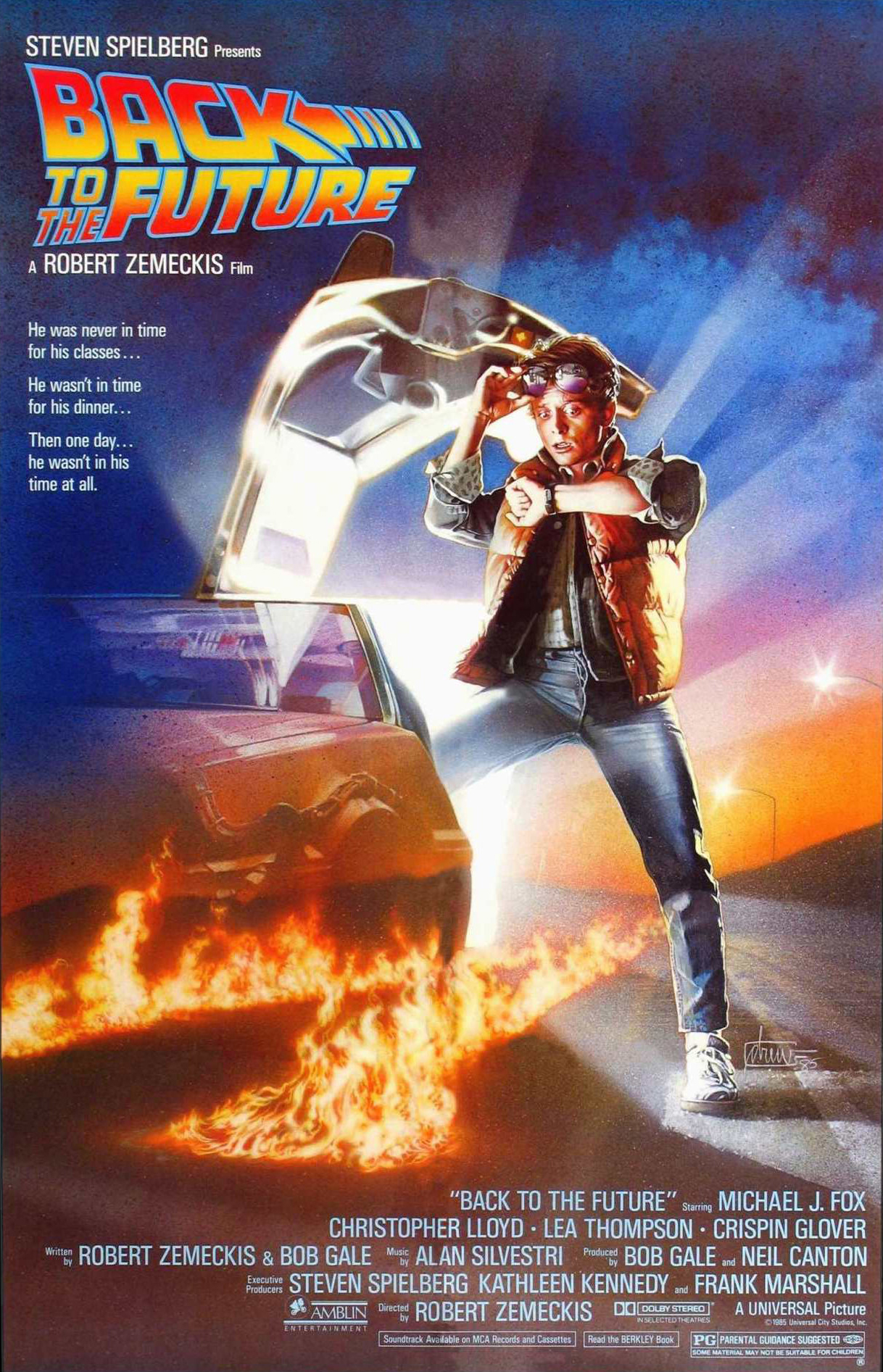 Back to the Future (1985) movie poster download