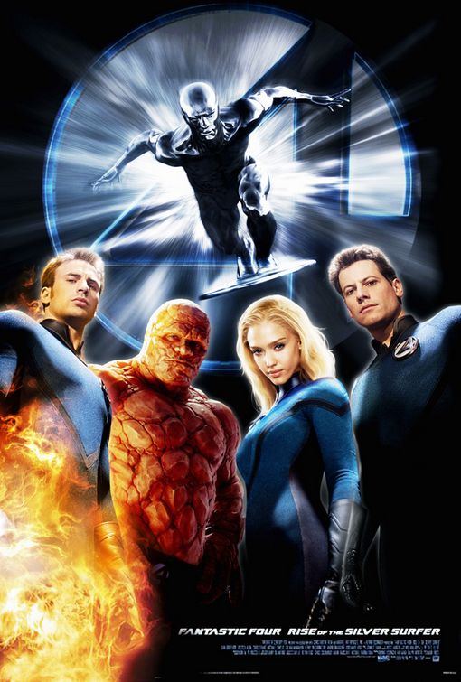 Fantastic 4 Rise Of The Silver Surfer (2007) movie poster download