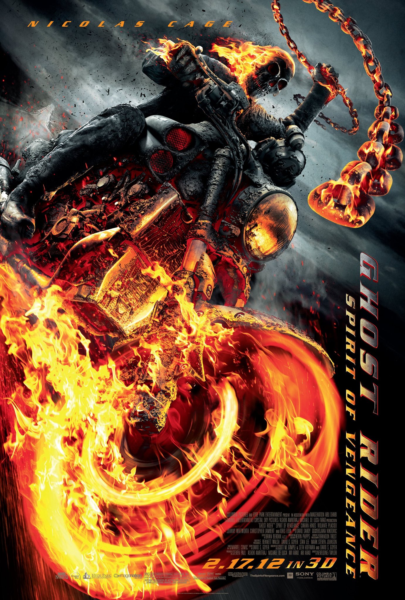 Ghost Rider Spirit of Vengeance (2011) movie poster download