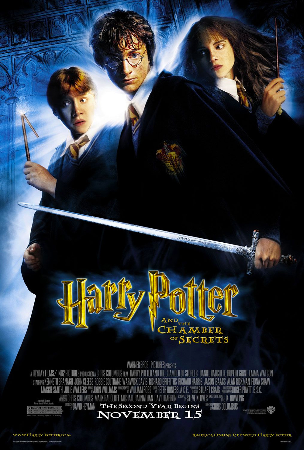 Harry Potter and The Chamber Of Secrets (2002) movie poster download