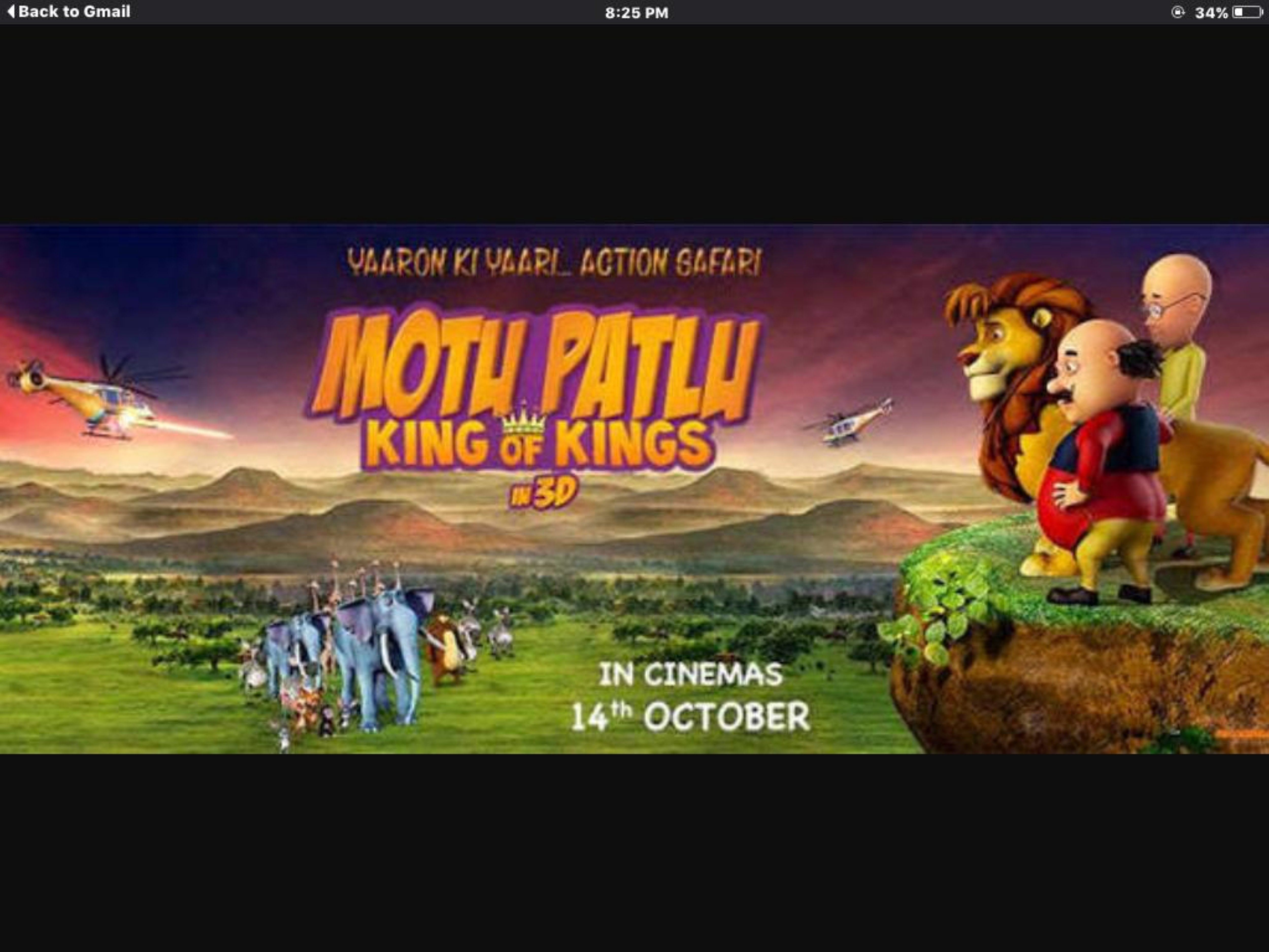 Motu Patlu - King of Kings (2016) movie poster download